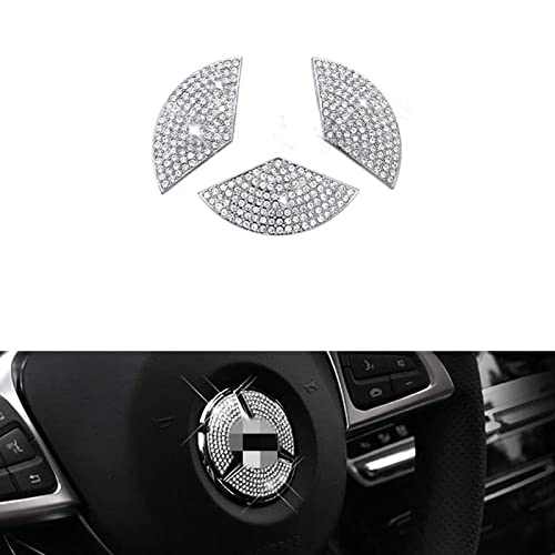 43MM Bling Accessoire Voiture Interieur avec Mercedes-Benz,Emblème de  Décalque de Diamant DIY de Superposition D'emblème Scintillant - Cdiscount  Auto