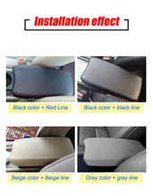 Load image into Gallery viewer, Car Armrest Box Protective Cover 8th Gen Civic Center Console Armrest Wrap Leather Cover for Civic 2006-2010
