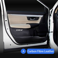 Load image into Gallery viewer, SENYAZON Car Door Anti Kick Pad Stickers for CR-V Protector Carbon Fibre Leather
