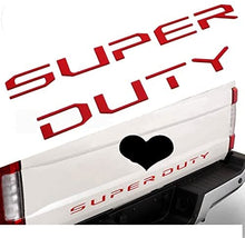 Load image into Gallery viewer, Car Tailgate Inserts Letters Emblem Inlays Decals 3D Raised Tailgate Letters Emblem Sticker for Super Duty 2020 2019 2018 2017
