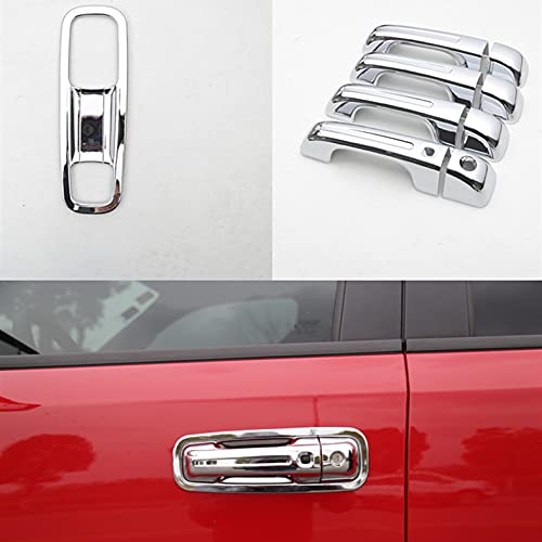 RAM Door Handle Covers Exterior Door Handle Protector Double Hole Exterior Handle Outer Door Bowl Handle Cover Door Handle Covers for RAM 1500 2021 2020 2019 8 PCS