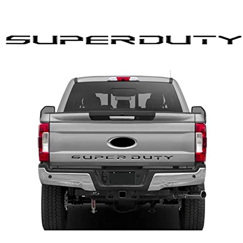 Car Tailgate Inserts Letters Emblem Inlays Decals 3D Raised Tailgate Letters Emblem Sticker for Super Duty 2020 2019 2018 2017