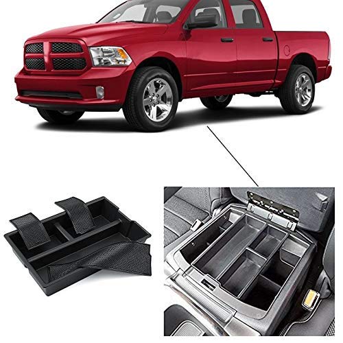 Ram Center Console Organizer Armrest Storage Box Case For Dodge Ram 1500 Accessories