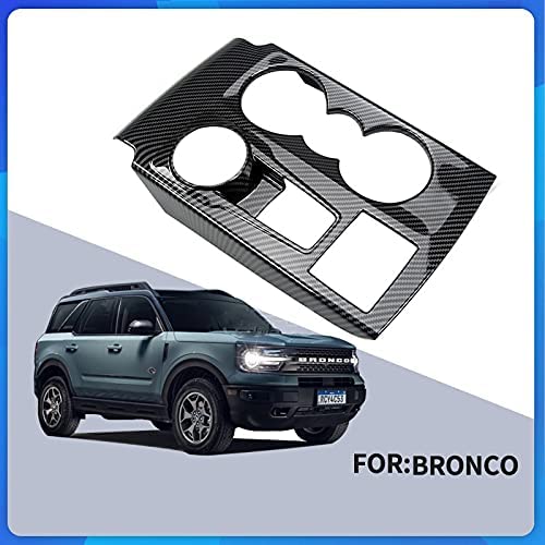 Bronco Central Control Panel Sticker Carbon Fiber Sticker Central Control Panel Decoration for Bronco 2021