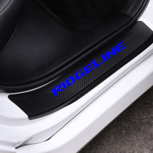 Load image into Gallery viewer, Carbon Fibre Vinyl Reflective Car Door Sill Protector Scuff Plate for Honda Ridgeline
