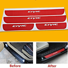 Load image into Gallery viewer, Car Door Threshold Plate Scuff Sticker Door Sill Sticker For Honda Civic
