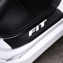 Load image into Gallery viewer, FIT Decal Sticker Carbon Fibre Vinyl Reflective Car Door Sill Decoration Scuff Plate for Honda FIT
