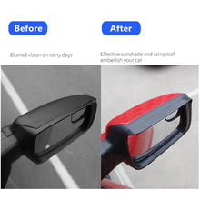 Load image into Gallery viewer, Car Side Mirror Rain Guard for Dodge RAM 1500 2021 2020 2019 Black 2 Pcs
