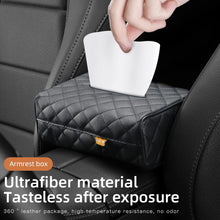 Load image into Gallery viewer, SENYAZON Tissue Holder for Car Diamond PU Leather Universal Car Sun Visor or Vehicle Backseat Tissue Holder
