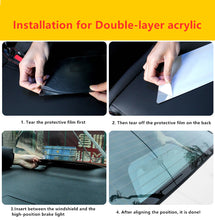 Load image into Gallery viewer, SENYAZON for Civic High Brake Light Sticker Acrylic Projection Board Decal
