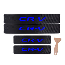 Load image into Gallery viewer, Carbon Fiber Vinyl Reflective Sticker Car Door Sill Trim Scratch Plate for CR-V
