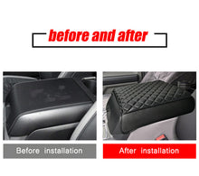 Load image into Gallery viewer, Car Central Control Armrest Box Mat PU Leather Waterproof Console Cover Protector for F150 2015-2020
