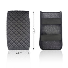 Load image into Gallery viewer, Car Armrest Cover Cover  Grid Leather Case Stereo Armrest Cover for Civic 11th gen 2022
